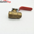 GutenTop HIgh Quality brass BSPT threaded ball valve with iron handle pn16